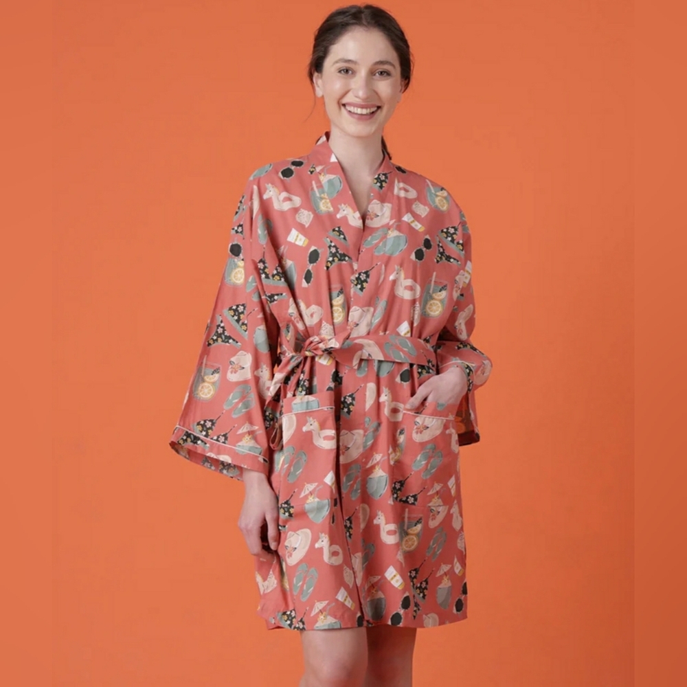 Beach Day Short Robe
